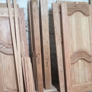 Room pure solid wood door log Red Oak open set paint Open indoor Guangdong factory direct wholesale