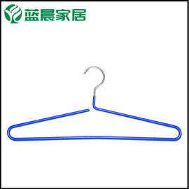 铁制浸塑衣架防潮防锈衣挂干湿两用晾晒衣架衣架厂家直批金属衣架