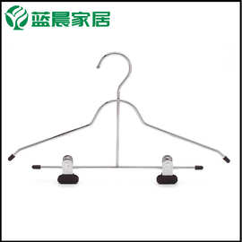 服装店连体衣架套装铁衣架裤架衣架一体展示衣架生产厂家批发直供