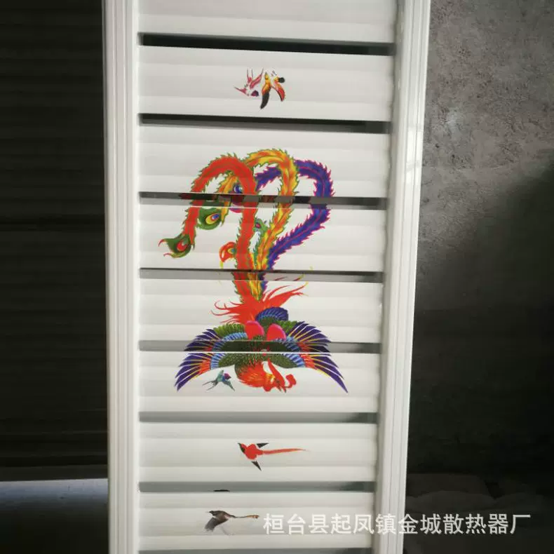 家用铝合金暖气片欧式采暖器客厅卫生间集中供暖立式采暖加厚水道