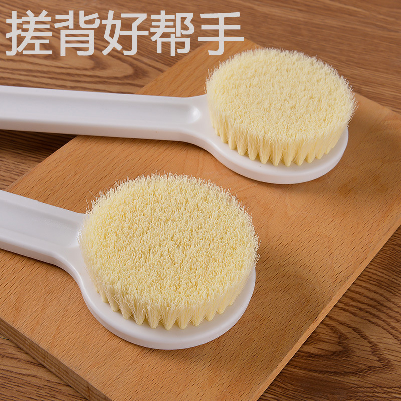Japanese unprinted long handle bath brush back massage bath brush bath brush bath scrub brush back wholesale