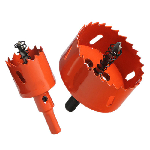 Heyida hole opener woodworking bimetal multifunctional universal punching gypsum board iron sheet plastic PVC artifact round