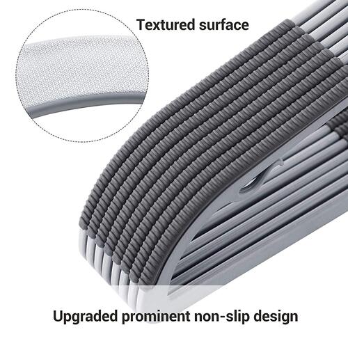 Amazon Cross-Border Anti-slip Seamless Clothes Drying Rack Wet and Dry Plastic Clothes Rack Adult Household Wardrobe Clothes Rack