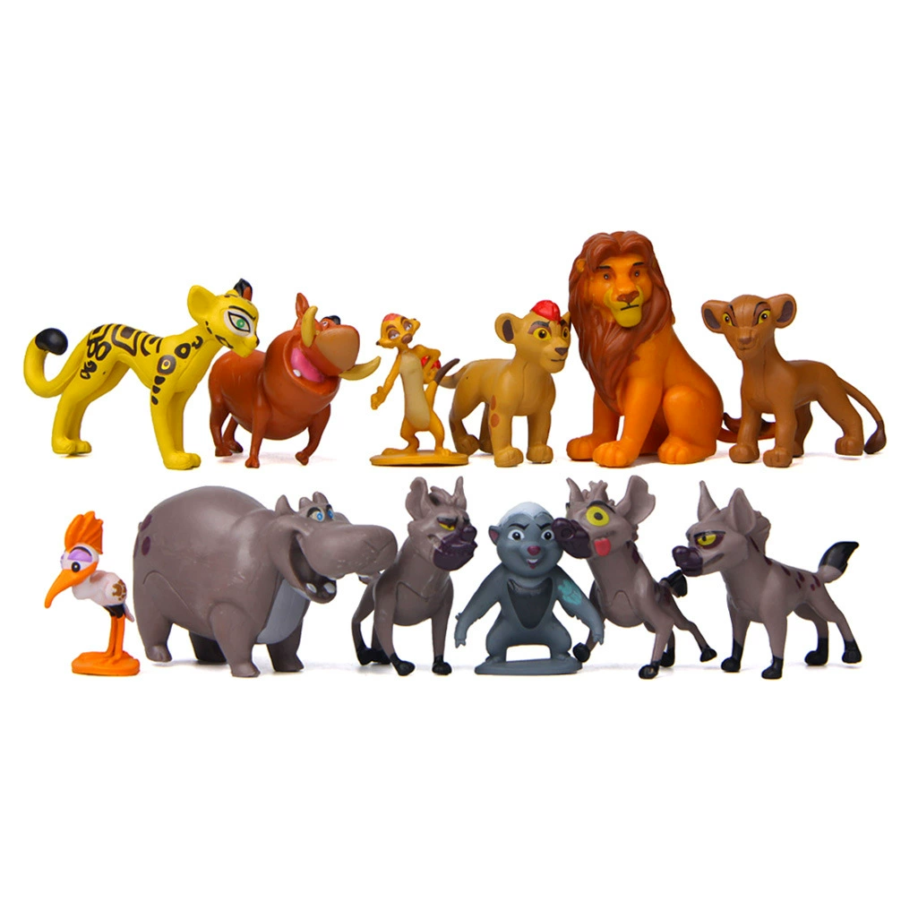 Universal minifigure, micro landscape, doll, lion, hippo, DIY