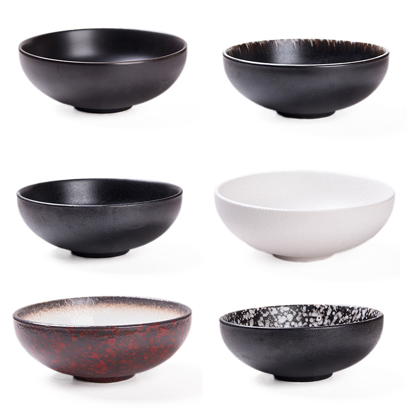 6 pulgadas tazón de cerámica ensalada sopa de fideos arroz tazón de comida ligera