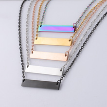 ֻ35mm stainless steel Blank bar necklaceѸ