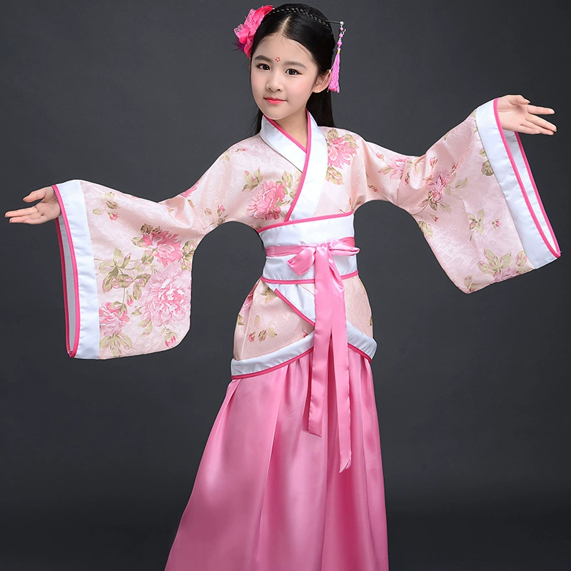 Детский Hanfu, костюм, семейный стиль, детская одежда, для подростков