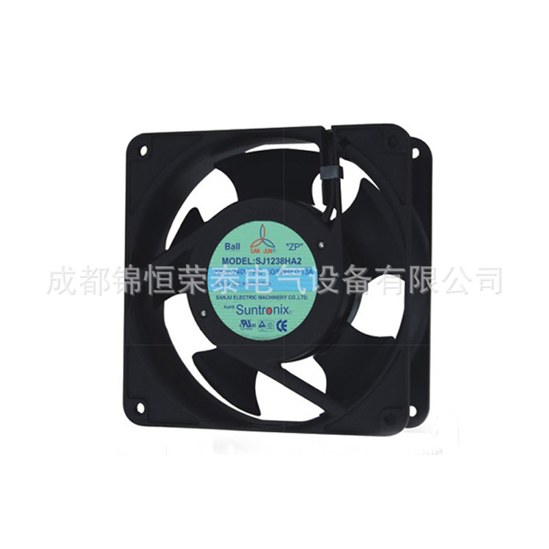 台湾三巨SJ1238HA2-AC轴流风扇 仪表仪器散热 机柜风机12038