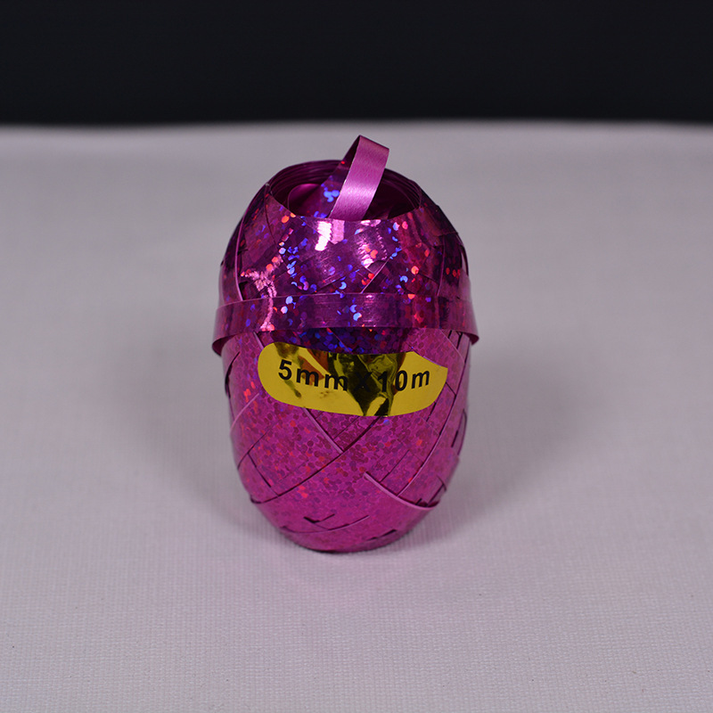 Rugby cinta láser cinta de color boda fiesta celebración decoración globo atado cuerda globo