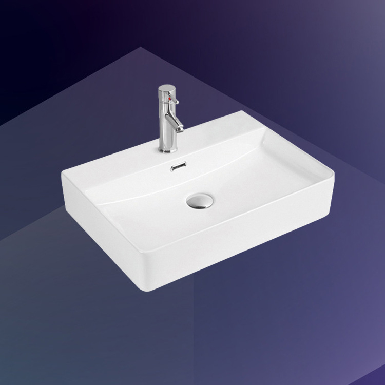 Arte cuadrado cuenca Mesa cuenca Cuenca Superior lavabo cerámica proporcionar ingeniería fabricante image 1