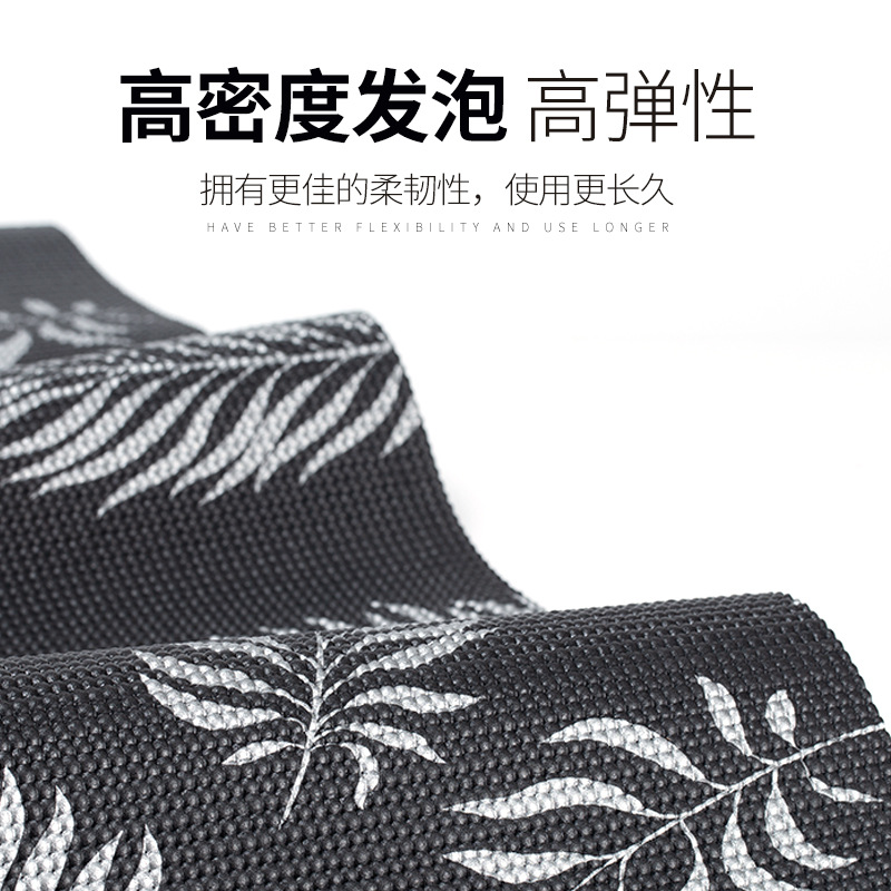 Pvc Safe and Environmentally Friendly Material Fitness Yoga Mat, Non-Slip, Comfortable, Shock-Absorbing and Odor-Free, Supports Drop Shipping