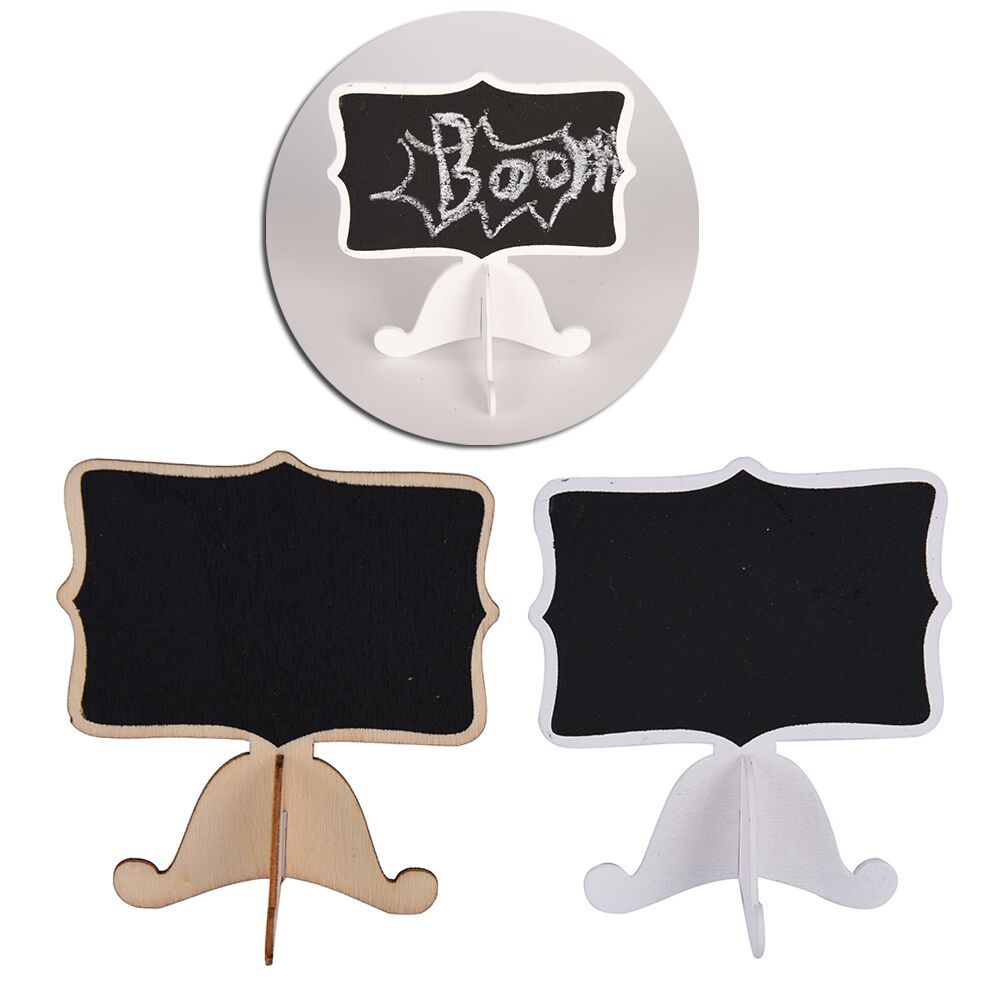 Mini wooden writing blackboard, desktop message decoration, single-sided blackboard, cute and girly craft.