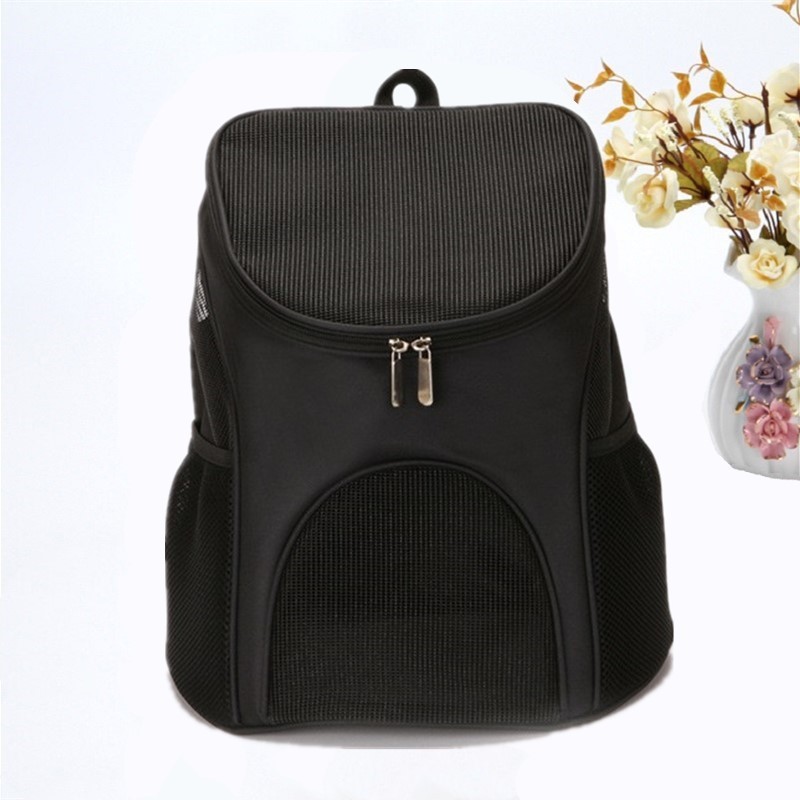 Bolsa de mascotas transfronteriza de Venta caliente bolsa de gato Portátil Bolsa de perro mochila para mascotas de malla transpirable mochila para mascotas
