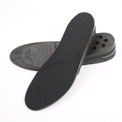 Cross-border PU double-layer air cushion insoles—unisex, invisible sports insoles with two detachable layers.