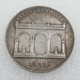 仿古工艺品1844黄铜材质德国银元纪念币#1544