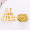 Children's summer skirt, set girl's, clothing, cute slip dress for early age, 0-2 years