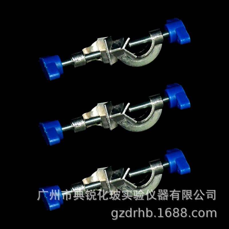 Заводская цена оптовая поставка лабораторных принадлежностей Цинковый сплав прямоугольный зажим Алюминий с крестообразным зажимом цинковый сплав двойная верхняя проволока