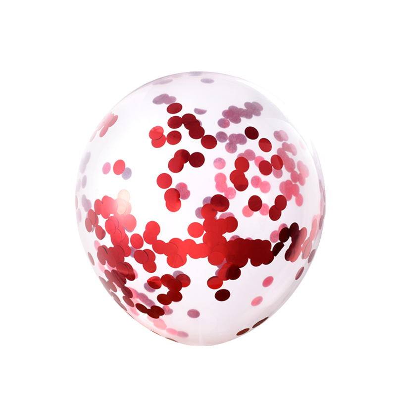 Globos de Lentejuelas para Halloween, Globos de Confeti para Navidad, Globos de Látex Transparentes de 12 Pulgadas, Globos de Lentejuelas Brillantes