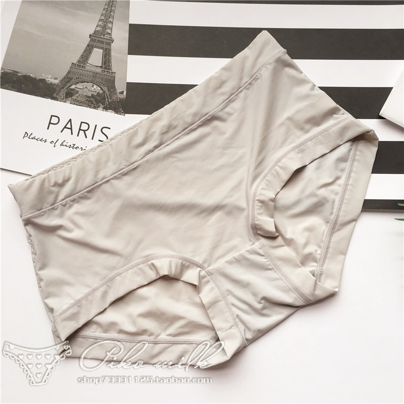 [80-130] 9908 waist solid color ice silk ladies underwear Osaka Ice Silk milk silk ladies underwear