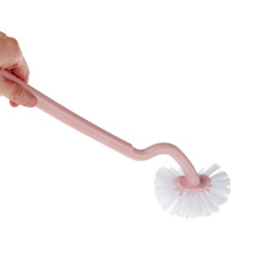 Revitalize SA7848 Crank Toilet Brush Bidet Cleaner Long Handle Toilet Cleaning Brush Bathroom Toilet Bowl Scrubber