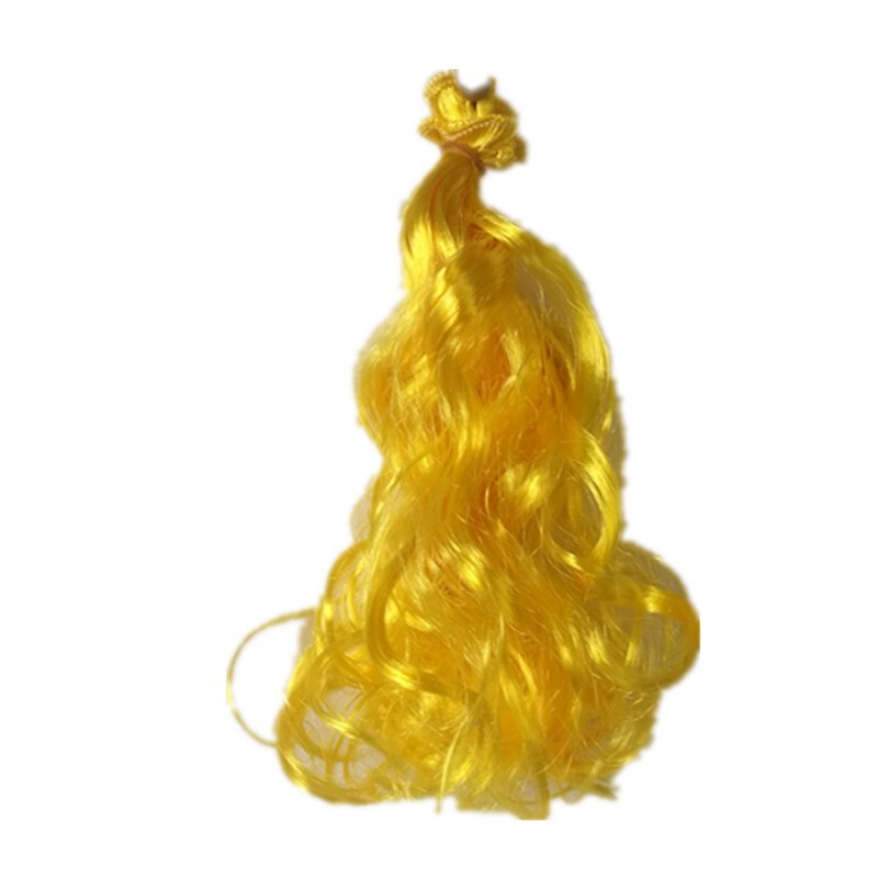 European and American wigs chemical fiber hair curtain color wig 50cm x 30cm curly hair curtain hair patch white wholesale