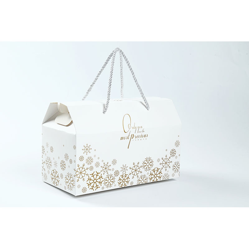 高档清新包装手提盒 雪花酥牛轧糖果盒烘焙创意礼盒精美环保