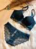 AG's new upper thin and thick, thick and thick breasts girl in small breasts in small cotton European and American lace underwear bra