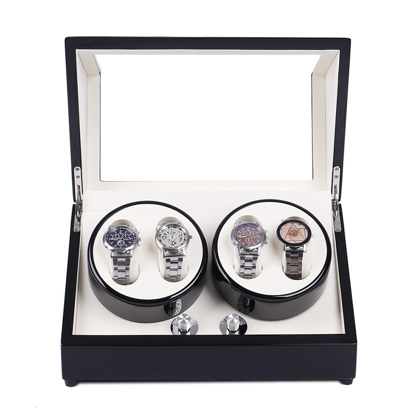 블랙 페인트 + 오프화이트 PU 가죽 [5단 조절/LED 조명/뚜껑 열림 시 자동 정지]