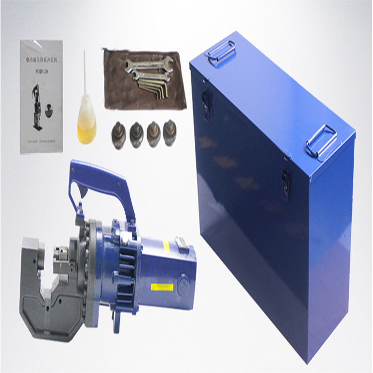 生产冲孔机 小型手提式电动液压打孔机 角铁槽钢液压钻孔机厂家