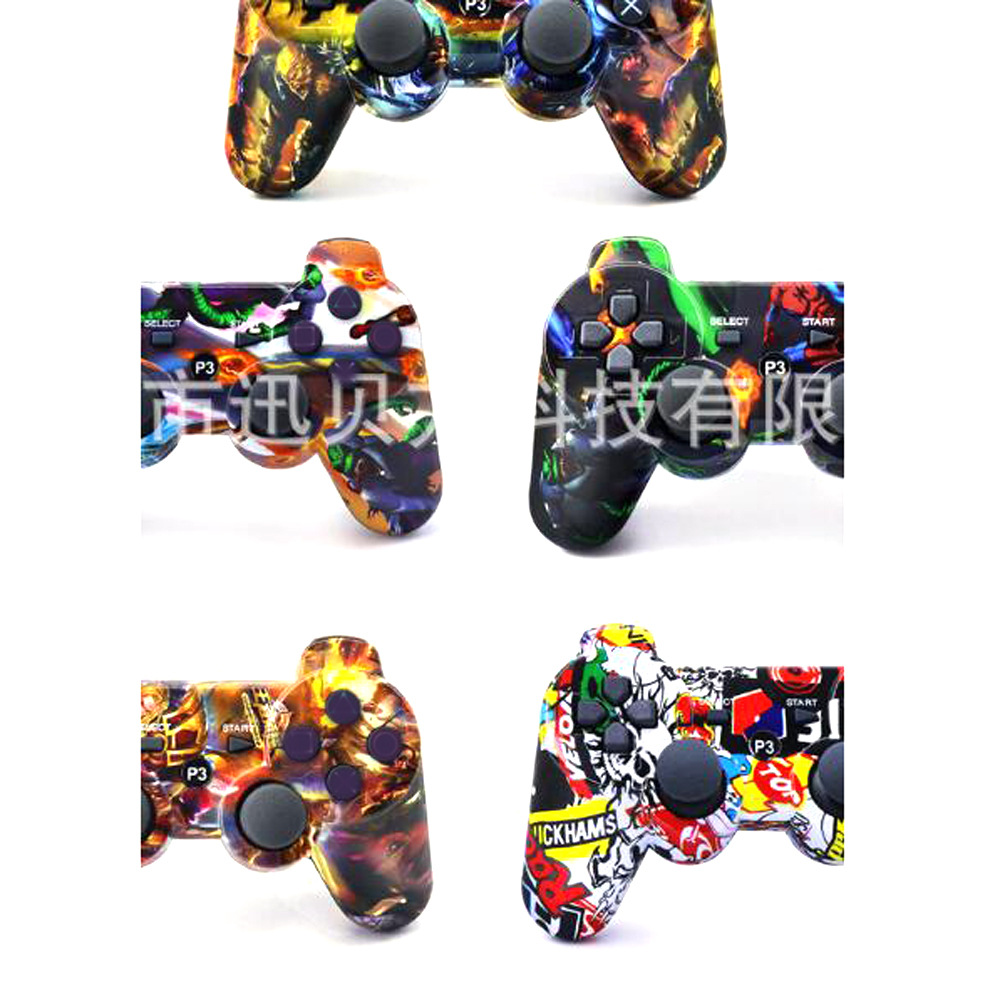 PS3无线游戏手柄 PS3 Wired Controller PS3蓝牙手柄多色迷彩