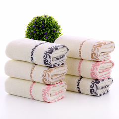 Gao Yang Direct Factory Sales 100% Pure Cotton Thick Cloud Pattern Towel Advertising Gift Supermarket Gift Exclusive for Printing and Embroidering Logo