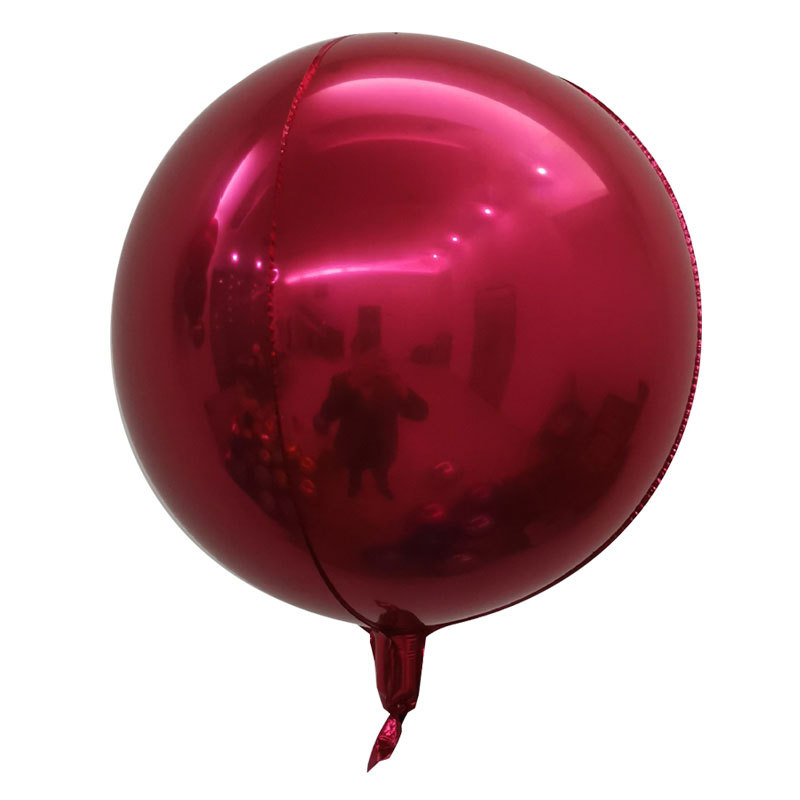 Globo aluminio redondo 4D grande