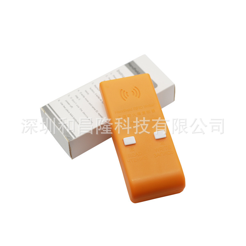 ID125KHZ-500KHZ de suministro transfronterizo portátil simple lector RFID lector de tarjetas de control de acceso replicador