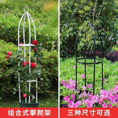外貿貨源鐵藝花架歐式花支架爬藤架藤月鐵線蓮戶外花架花園用品