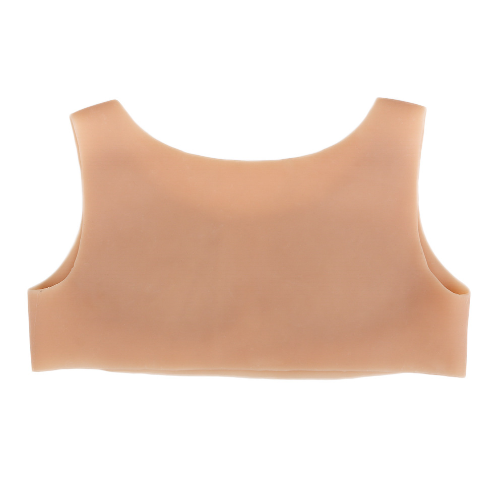 Los apoyos del maquillaje de los hombres engrosaron el músculo falso del pecho del silicón Traje corto del músculo del cuello redondo modificaron el vestido de las mujeres cosplay de los hombres