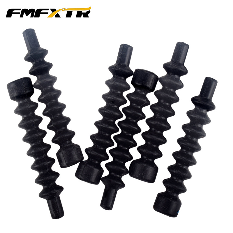 Bicicleta de montaña de alambre de freno de disco de freno cubierta protectora bicicleta de carretera cable de freno de disco cubierta de polvo buffer manguera de goma