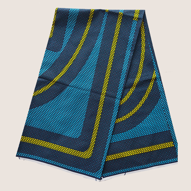 工厂加工直销出口肯尼亚单双面印花蜡染印花布民族服装面料布料