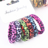 Factory European and American cross -border various types of colorful soft high elastic printed towel ring