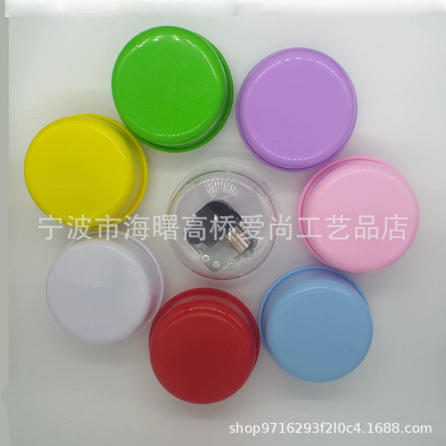 Круглая вращающаяся катушка Механическая восемнадцатитоновая кукла ручной работы DIY Топ Музыкальная шкатулка Основание музыкальной шкатулки