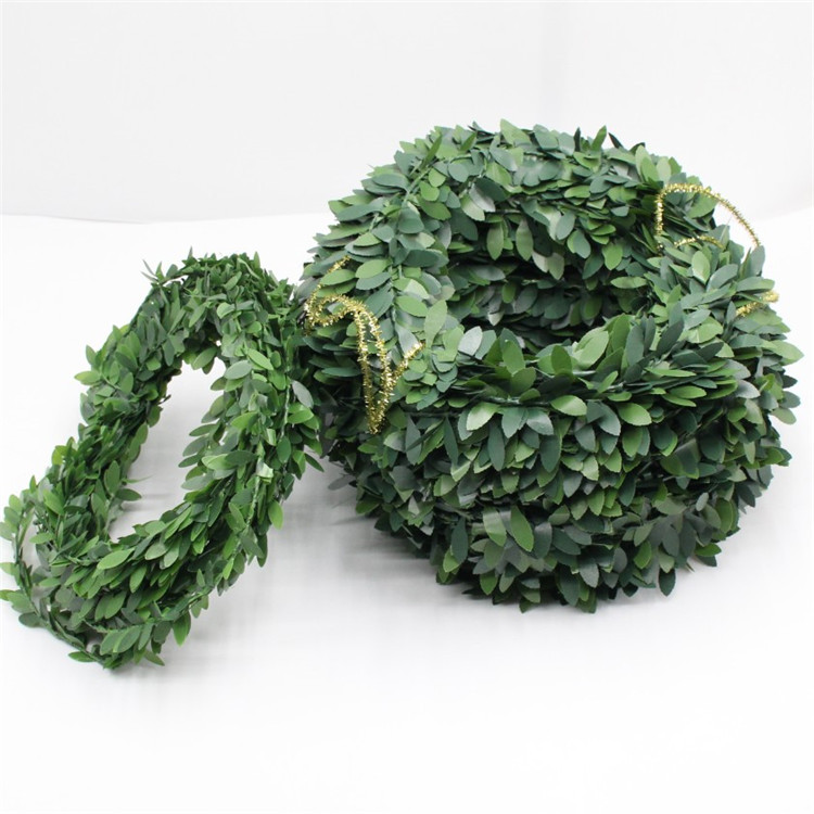 Garland simulation diy wire green leaves plastic wire rattan 7.5m…