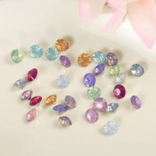 美甲钻饰品尖底蛋白色水钻树脂钻手机美容 DIY装饰钻饰品批发