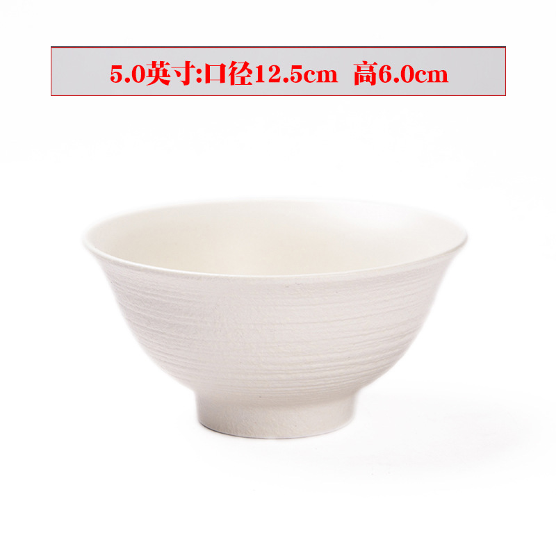 6 pulgadas tazón de cerámica ensalada sopa de fideos arroz tazón de comida ligera