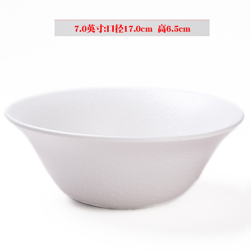 6 pulgadas tazón de cerámica ensalada sopa de fideos arroz tazón de comida ligera