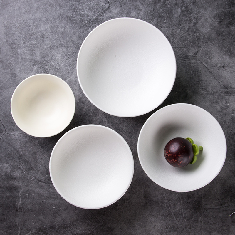 6 pulgadas tazón de cerámica ensalada sopa de fideos arroz tazón de comida ligera