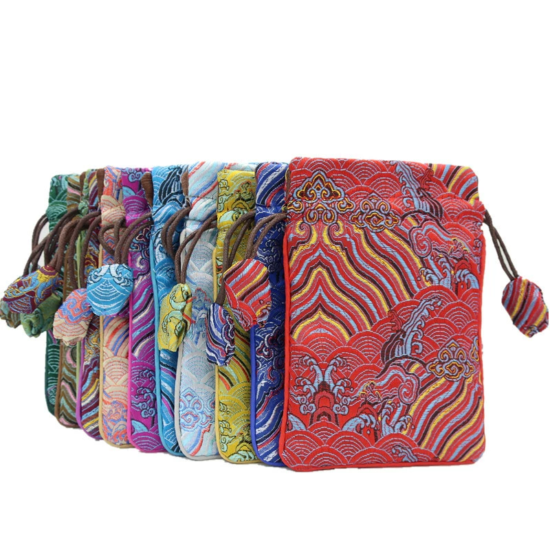 Оптовая шнурок ободок грецкого ореха сумка высокого класса сумка для хранения винтажная подарочная упаковка сумка для ювелирных изделий