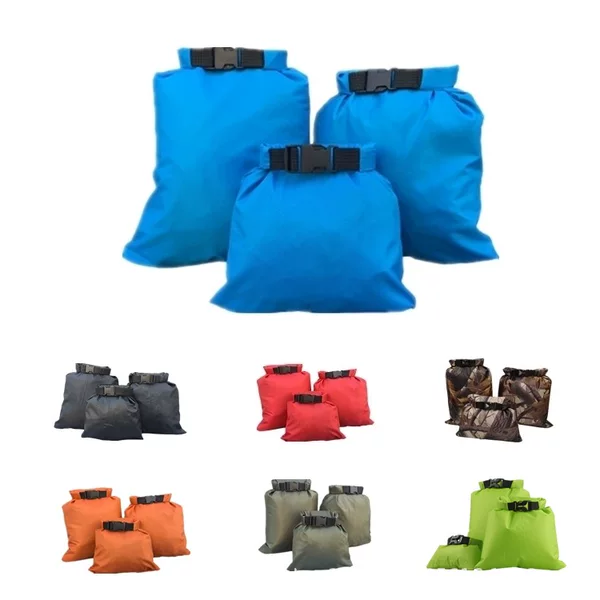 Three-Piece Waterproof Bag Set for River Rafting, Large, Medium and Small Organizing Bags, Waterproof Liner Bags, Storage Bags, Cross-Border Wholesale