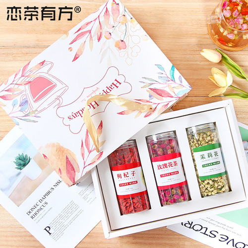 Bulk Chrysanthemum Tea, Fetal Chrysanthemum, Rose Tea, Canned Flower Tea Combination, Osmanthus Tea Gift Box