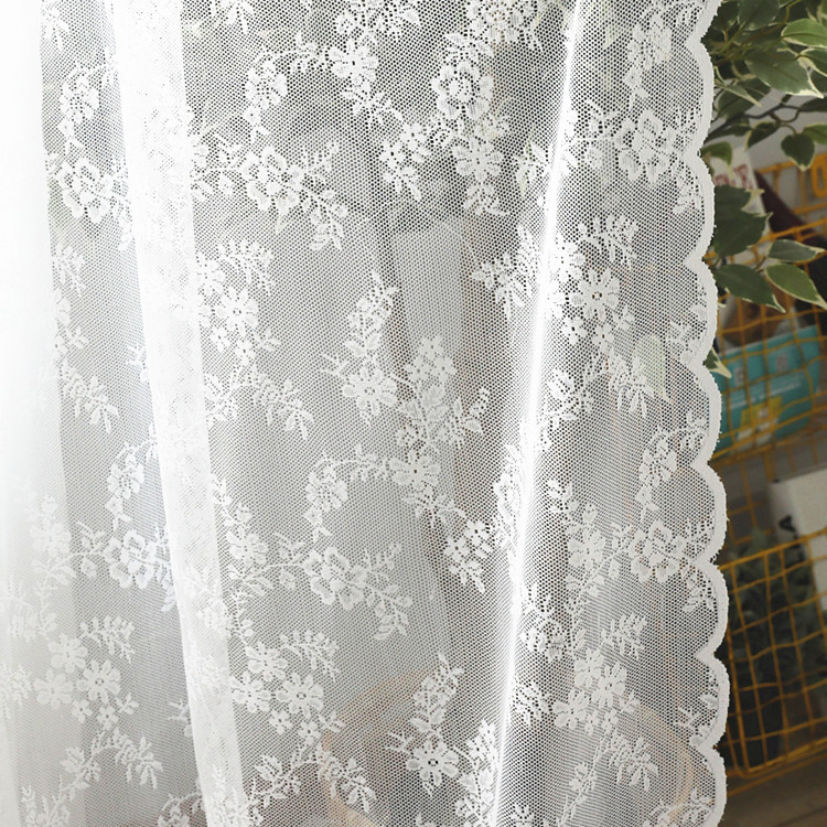145 Side Wavy Edge White Lace Window Screen Warp Knitted Yarn Mosquito Net Bed Curtain Tablecloth Lace Coffee Curtain INS Curtain 145 Side Wavy Edge White Lace Window Screen Warp Knitted Yarn Mosquito Net Bed Curtain Tablecloth Lace Coffee Curtain INS Curtain