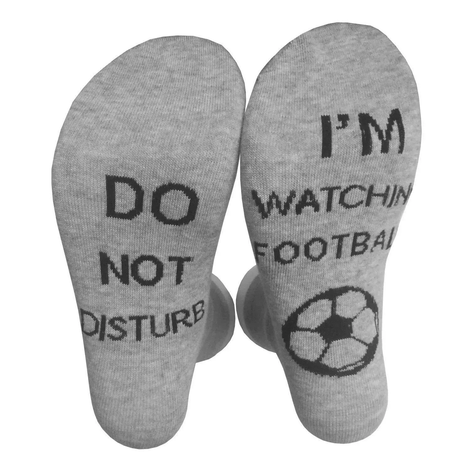 DONOTDISTURBI'MWATCHINGRUGBYGOLFOOTBALL футбольные носки до середины голени, хлопчатобумажные, впитывают пот и дезодорируют