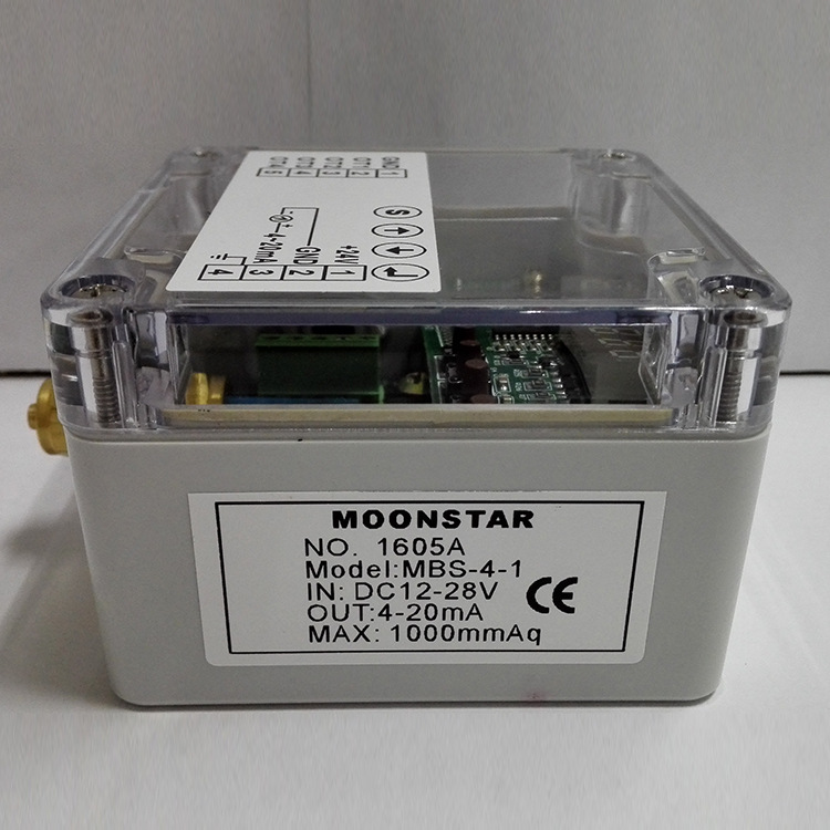 月欣/MOONSTAR气泡液位传感器 MBS-4-1 台湾进口压差式感测器